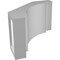 Ekena Millwork 5-in. W x 8-in. D x 8-in. H Merced Architectural Grade PVC Knee Brace BRCP05X08X08MRC - alternate 3